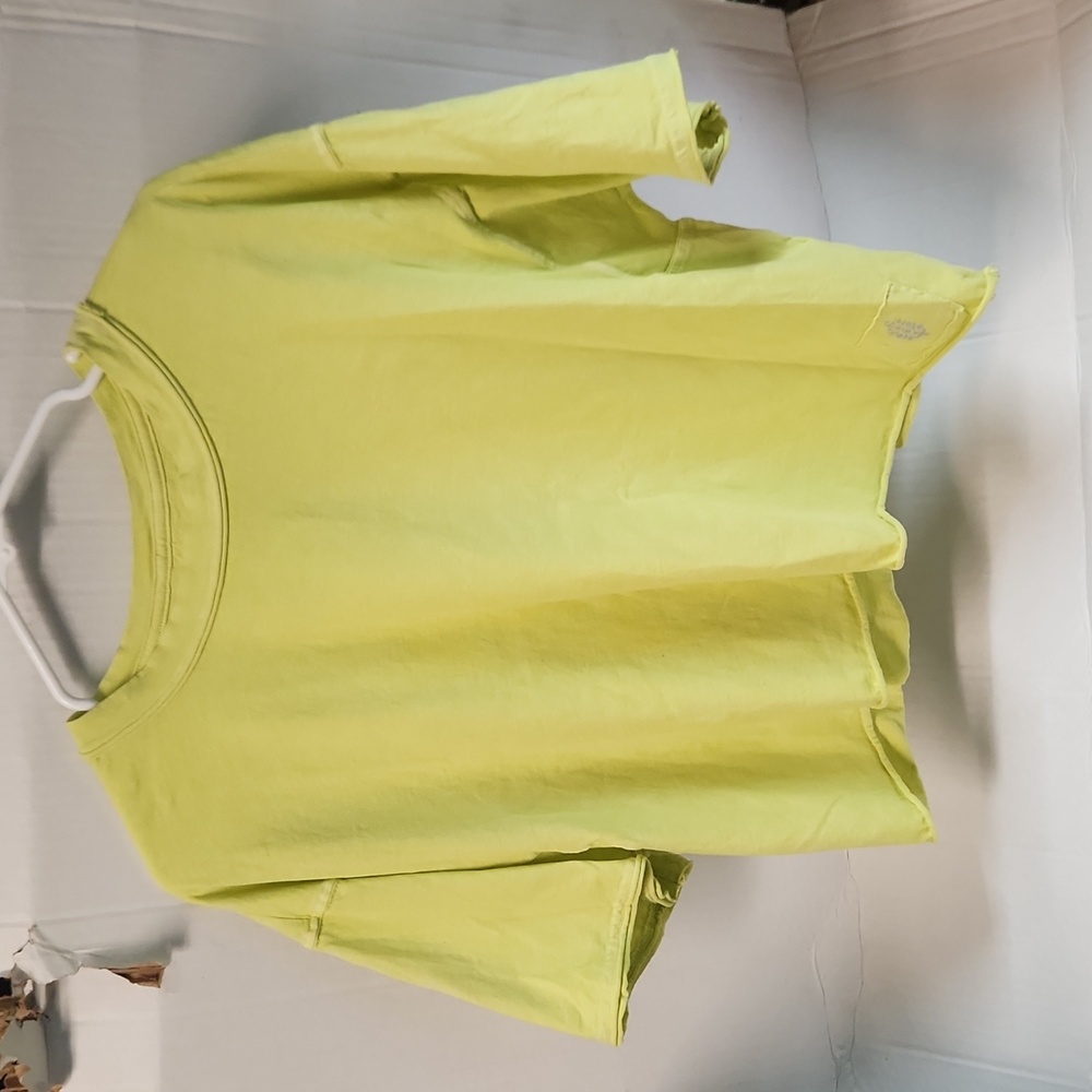 FP Movement by Free People Neon Yellow Crop Tee